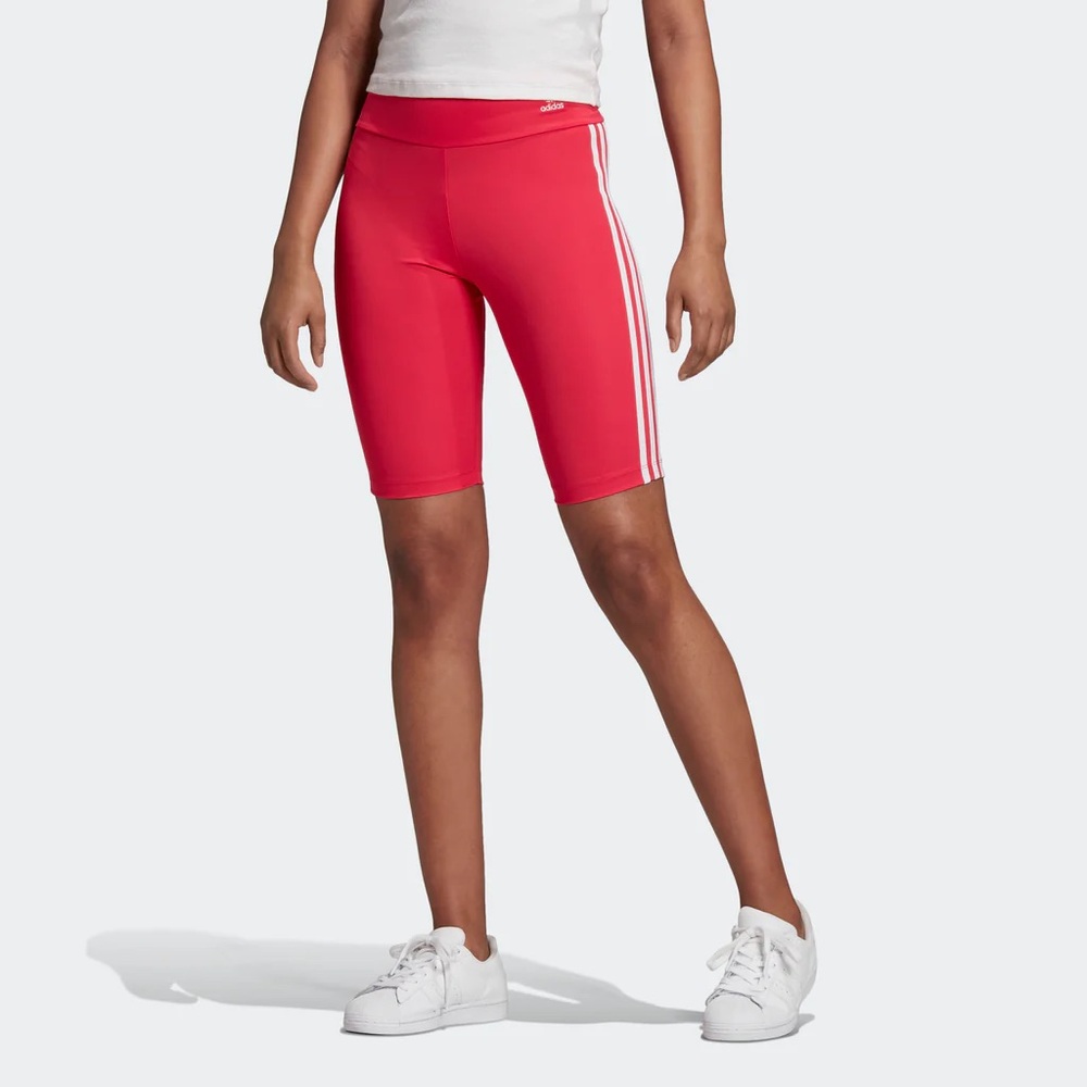 Adidas Originals Biker Short in Power Pink